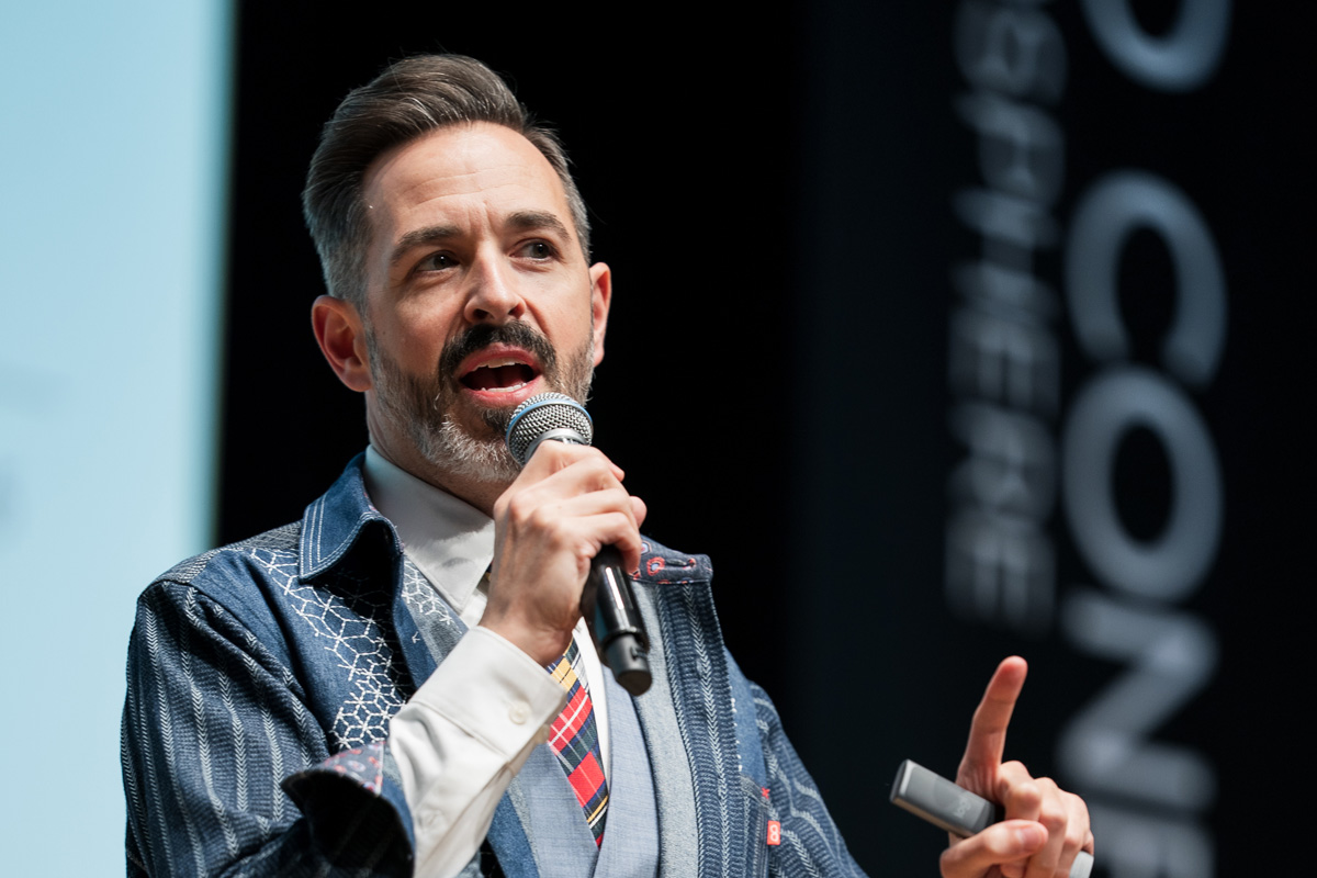 Rand Fishkin speaking at FOUND 2025